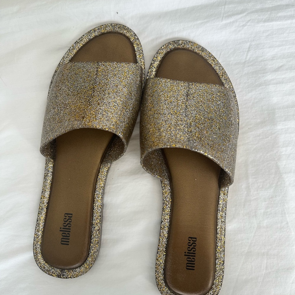 Melissa Gold Slides - Picture 2 of 4